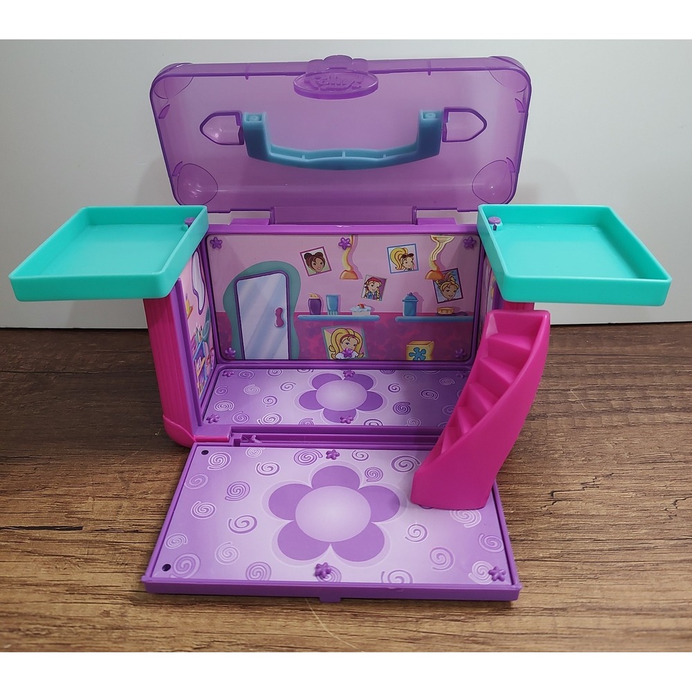Vtg Polly Pocket Spa Day Case 2003 No Dolls B3